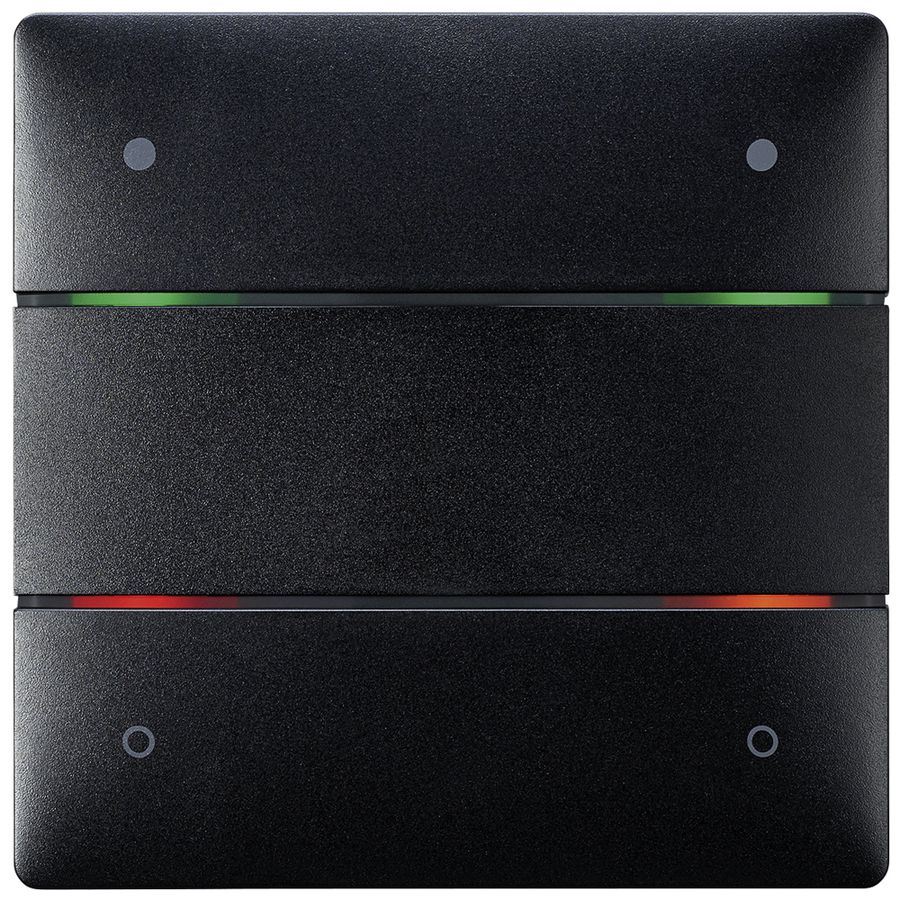 UP-Tastsensor KNX Theben iON 104, 4-fach, mit Temperatursensor, schwarz