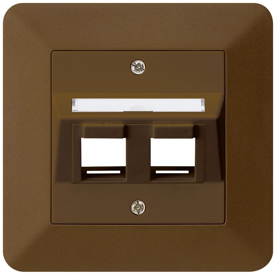 Kit de montage ENC kallysto.trend 2×Keystone brun