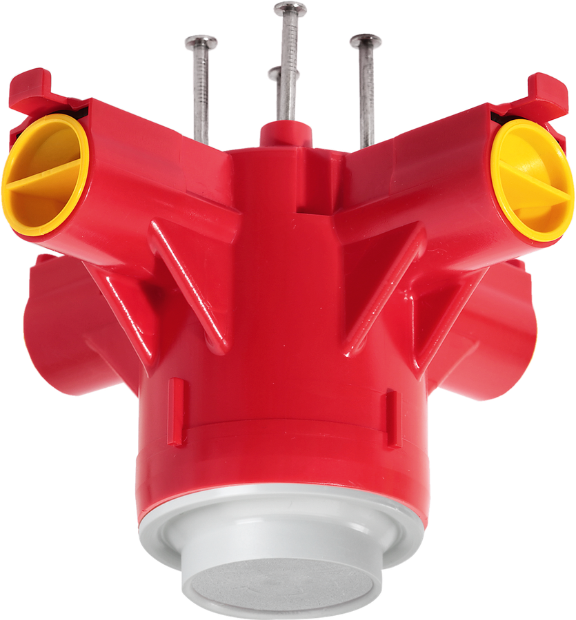 Lampendübel MT Crallo-Star Ø40×85mm 4×M20/M25 rot