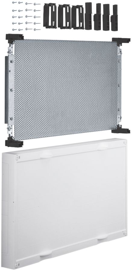 Kit Hager univers N 300×500mm avec plaque de montage perforée VDI