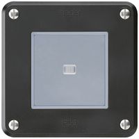 UP-Druckschalter robusto IP55 Schema 3/2P beleuchtet schwarz für Kombination