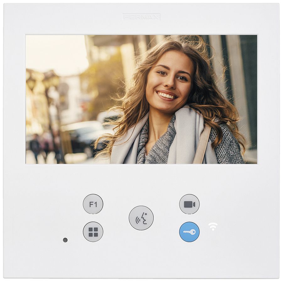 Station intérieure vidéo couleur Fermax DUOX PLUS VEO-XL WIFI 7"TFT 185×185×21mm