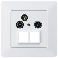 UP-Antennendose R/TV-Daten kallysto.trend HMS 2GHz 4dB weiss