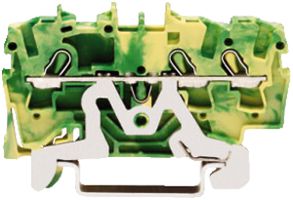 Borne de passage WAGO TOPJOB S 2.5mm² 3L vert/jaune série 2002