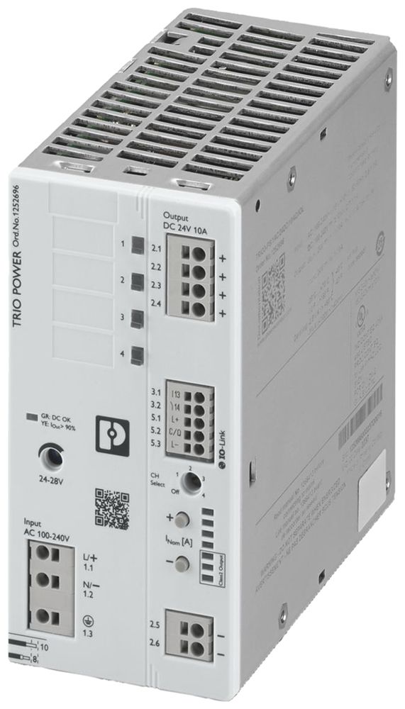 Schaltnetzteil PX TRIO3-PS/1AC/24DC/10/4C/IOL IO-Link 1L OUT:24VDC