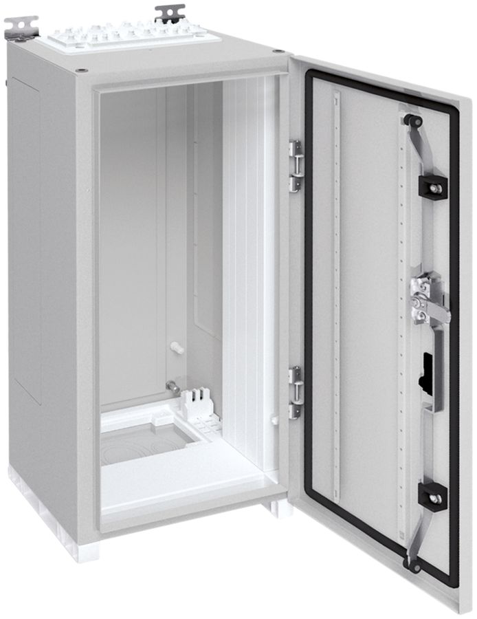 Armadio murale Hager univers con porta piena CP I IP55 650×300×275mm RAL 7035