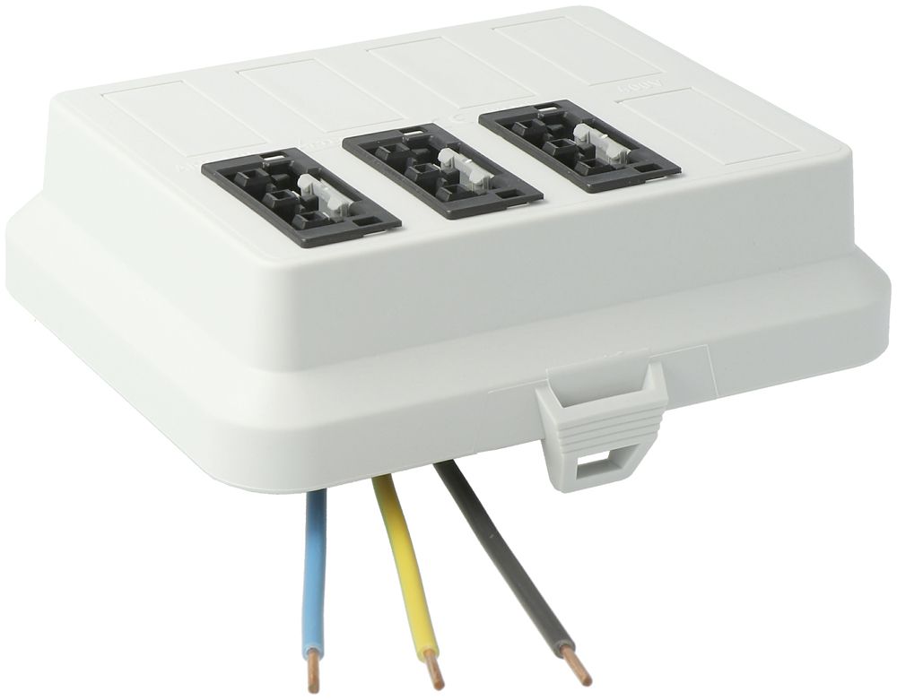 Parte frontale AGRO, in: 3P H07V-U, out: 3×3P ne L1, WAGO