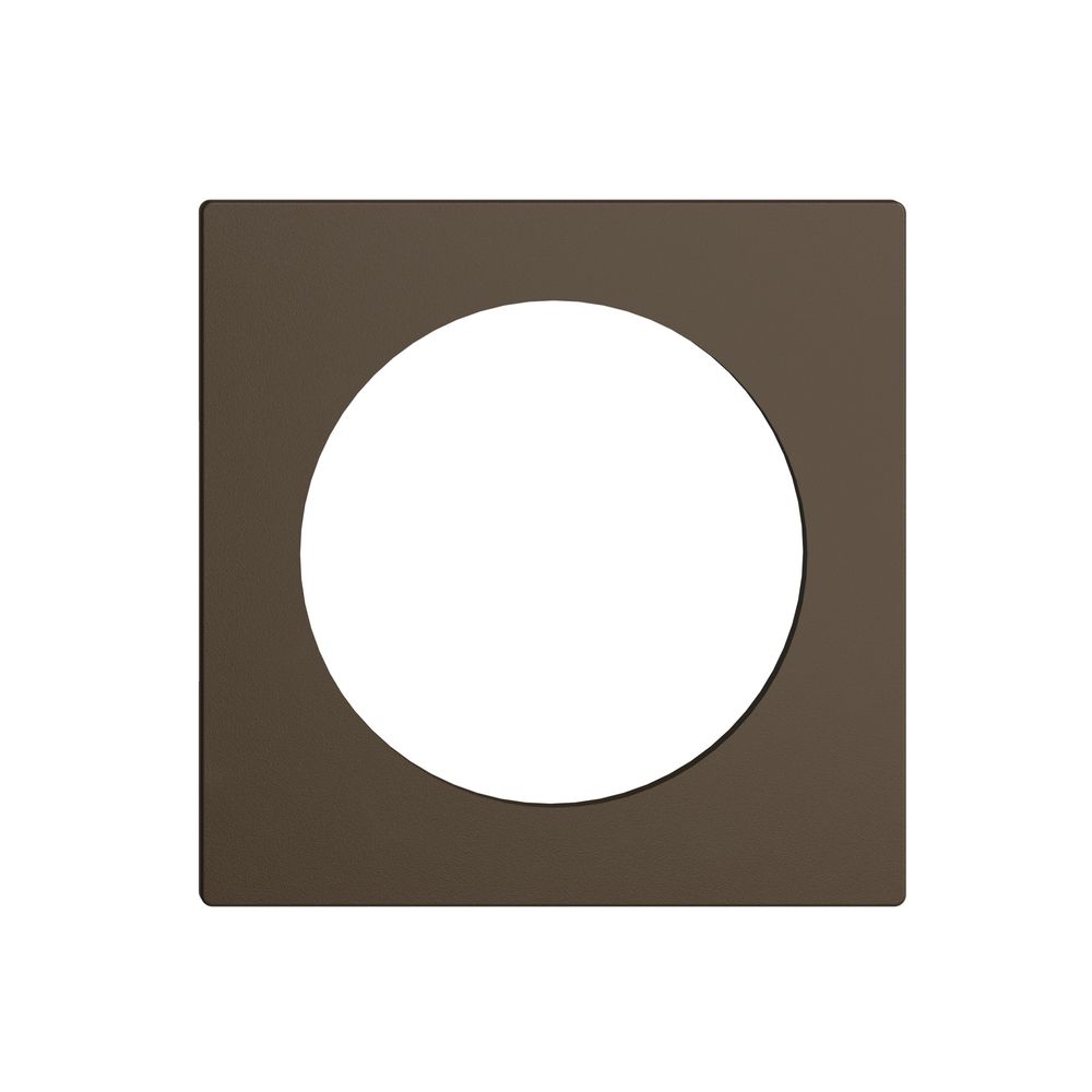 Placca frontale EDIZIOdue coffee con ritaglio 43mm