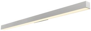 LED-Wandleuchte SLV Q-LINE, 42W 230V 3000K 3800lm IP20 silbergrau