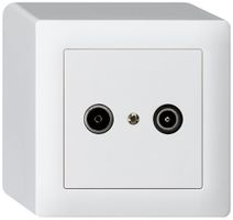 Presa di passaggio AP kallysto R/TV 14dB bianco