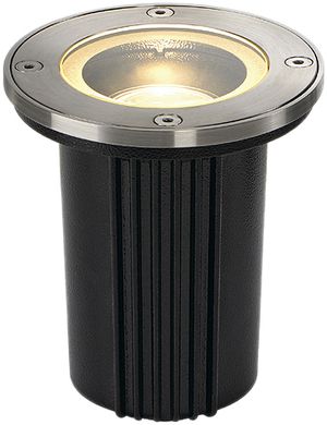 EB-Bodenleuchte SLV DASAR EXACT, GU10 35W rund IP67 Edelstahl