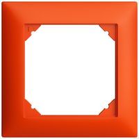 Abdeckrahmen EDIZIOdue 1×1 orange