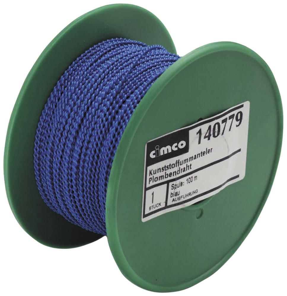 Plombendraht CIMCO 0.5×0.6 mm 100m blau