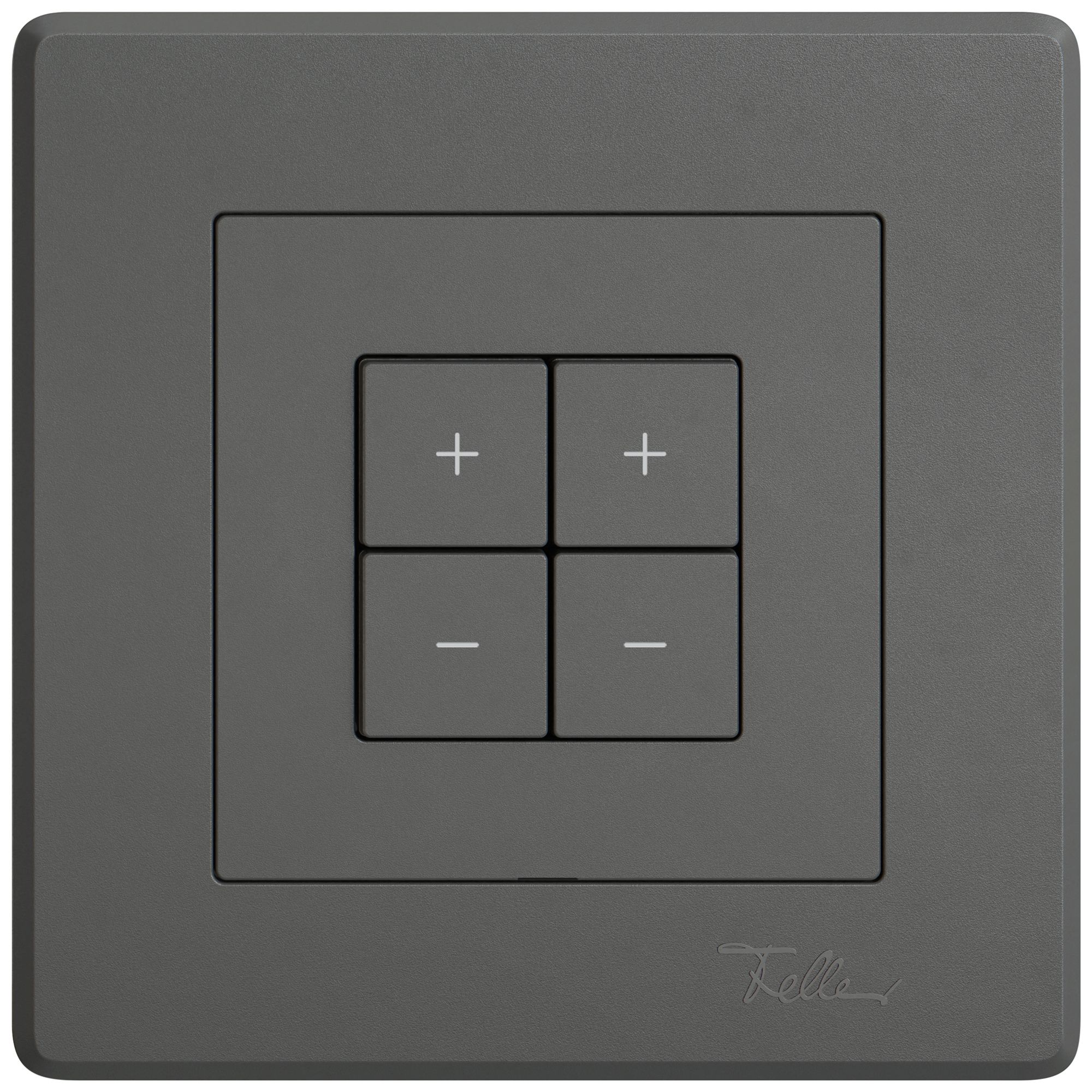 Station sec.variateur ENC EDIZIO.liv Wiser SNAPFIX® 2 canaux 4 touches grf