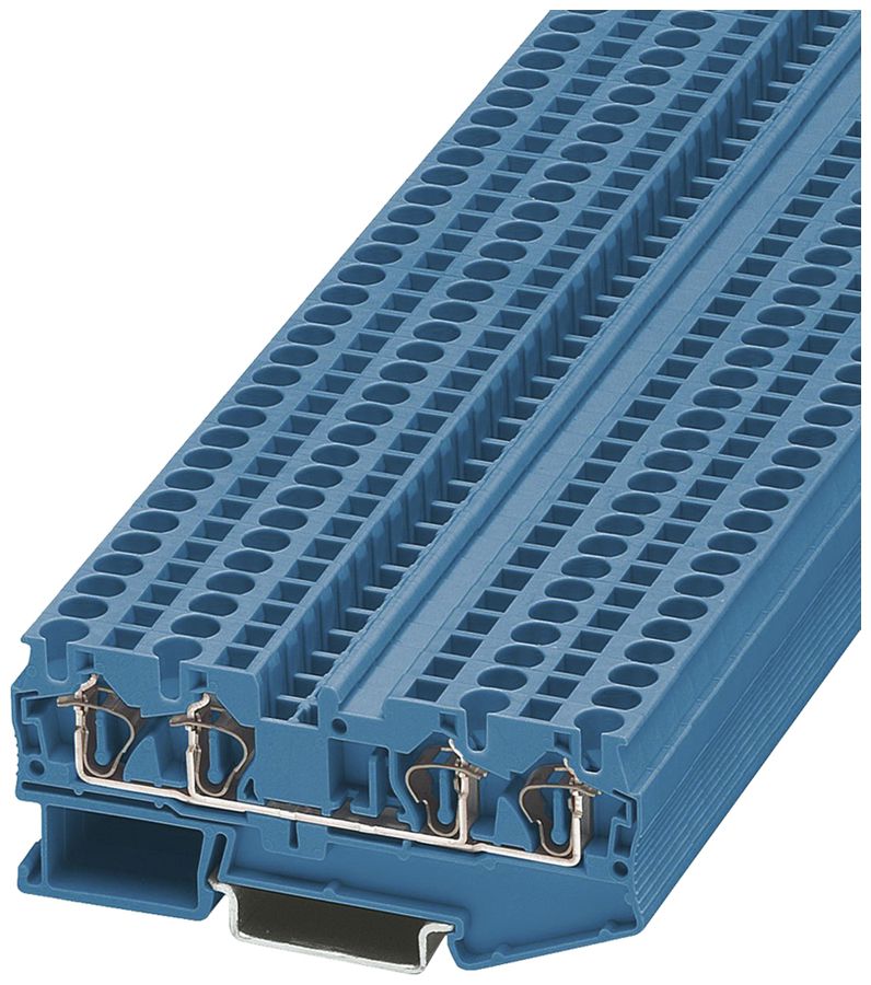 Morsetto a molla 0.08…6mm² l=6.2mm blu