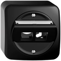 Kit de montage AP STANDARDdue EASYNET S-One SNAPFIX® incliné pour 2×RJ45 no