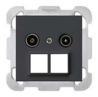 Presa antenna INC R/TV HMS kallysto B 14dB nero