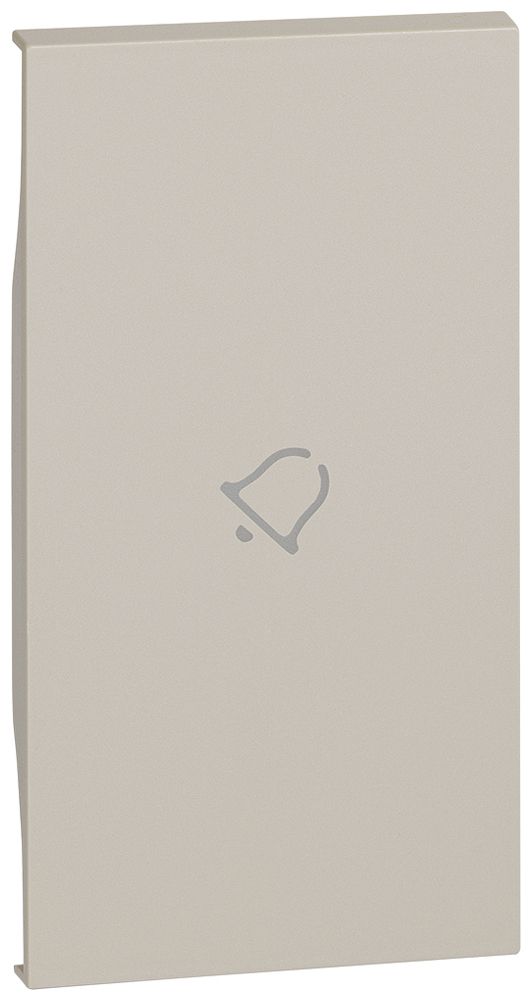 Cache de touche Living Now 2 modules illuminable avec symbole sonnerie sand