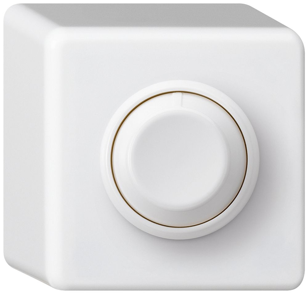 Variatore rot.AP basico 20…500VA ritardo d.fase ascendente bianco