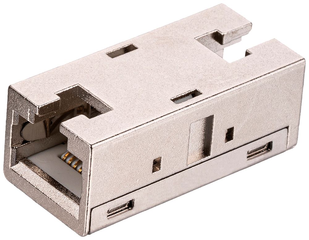 Modulo di raccordo ROLINE RJ45 cat.6A schermato LSA argento