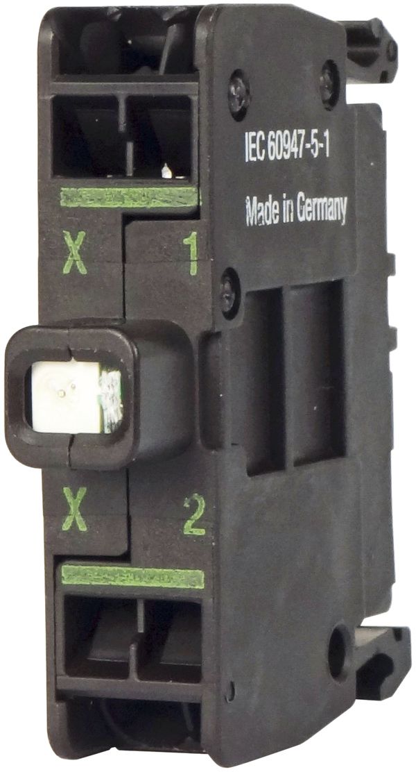 LED-Leuchtelement Eaton M22 12…30VUC Bodenbefestigung/Federzuganschluss blau