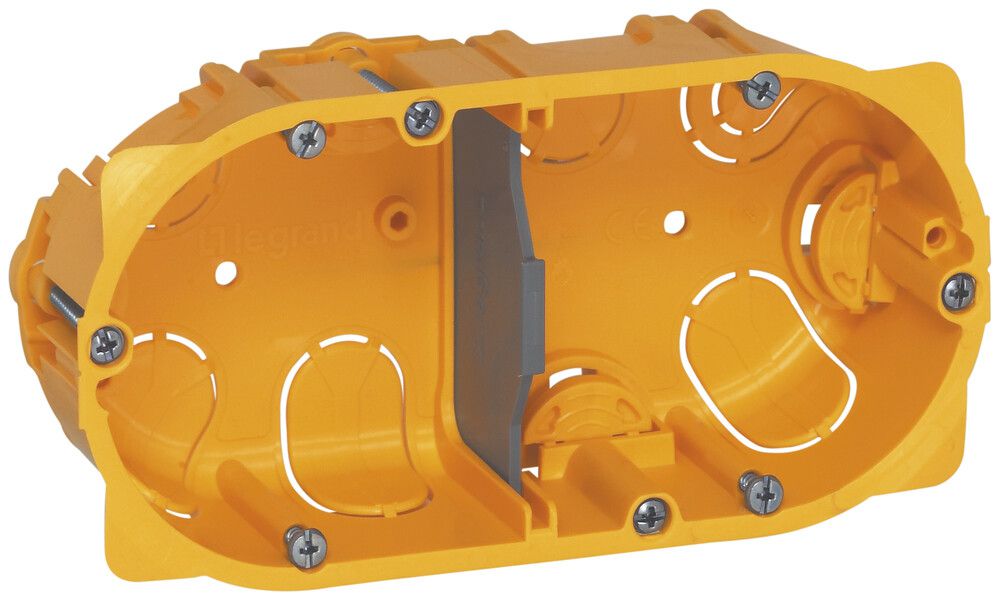Hohlwanddose BATIBOX 4/5 mod. T=40mm gelb