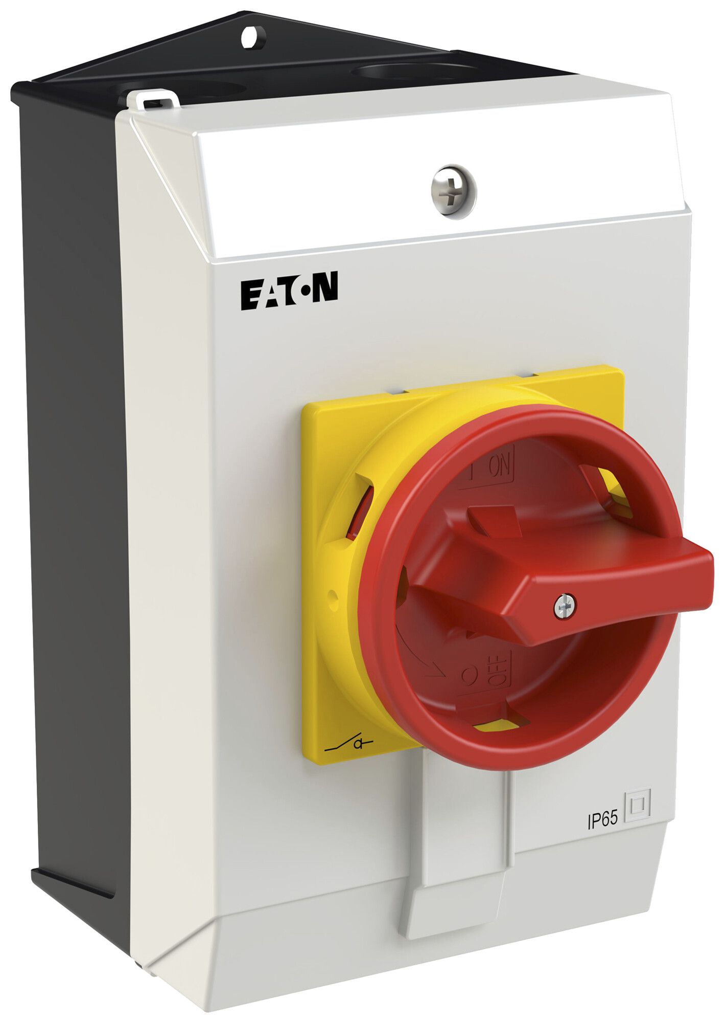 Sezionatore di carico AP Eaton P1-25/I2/SVB/HI11 3P 25A 690V 1NC 1NO IP65 rosso