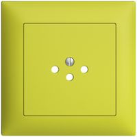 UP-Frontset EDIZIOdue lemon 88×88mm 1×T12A