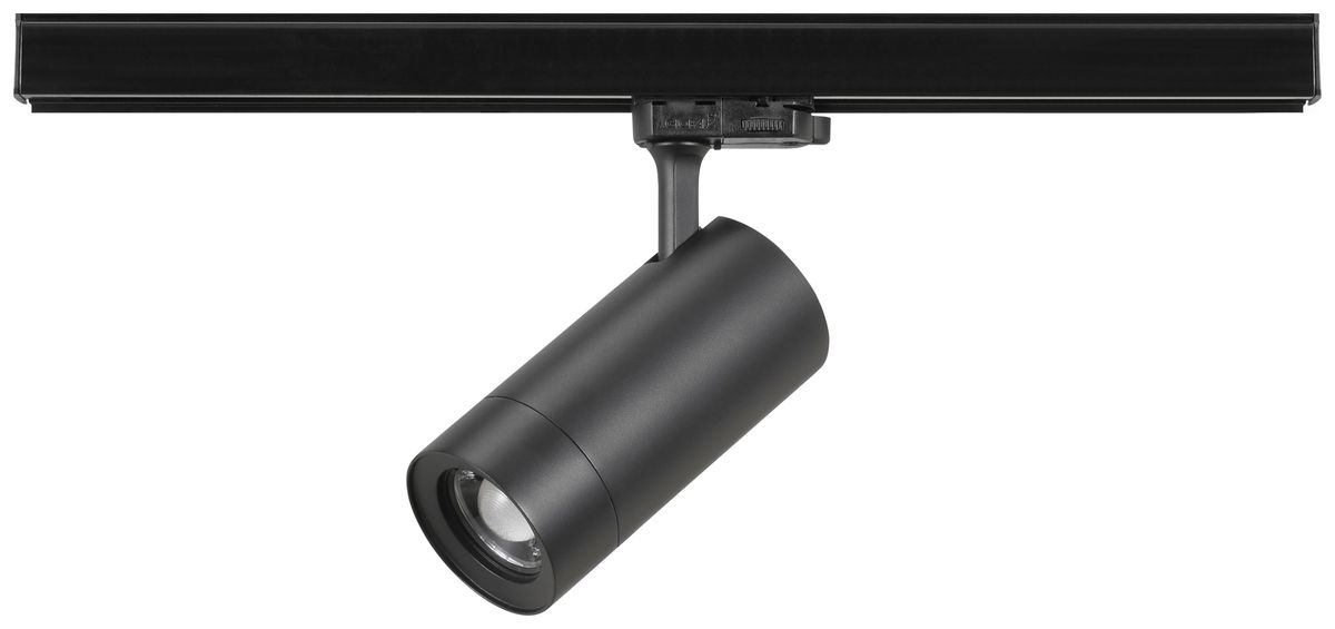 LED-Strahler Sylvania Lenzo Large 30W 2250lm 940 DIM 3PH 18°…50° Ø75 schwarz