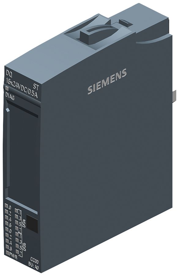 Module de sortie API Siemens SIMATIC ET200SP DQ 16×24VDC/0.5A ST A0 CC00, 10 pcs