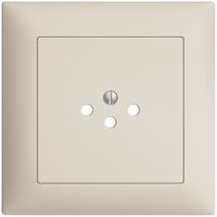 UP-Frontset EDIZIOdue crema 88×88mm 1×T12A