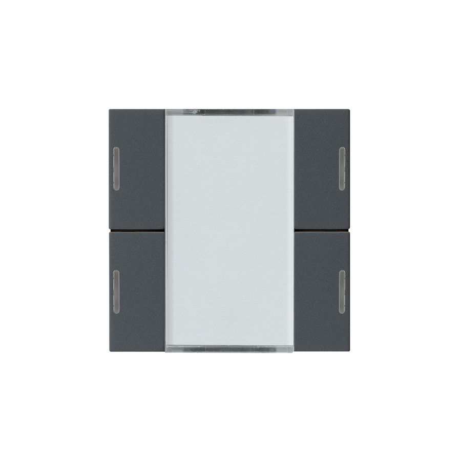 Frontset Hager kallysto LED 4×KNX systemlink/easylink anthrazit