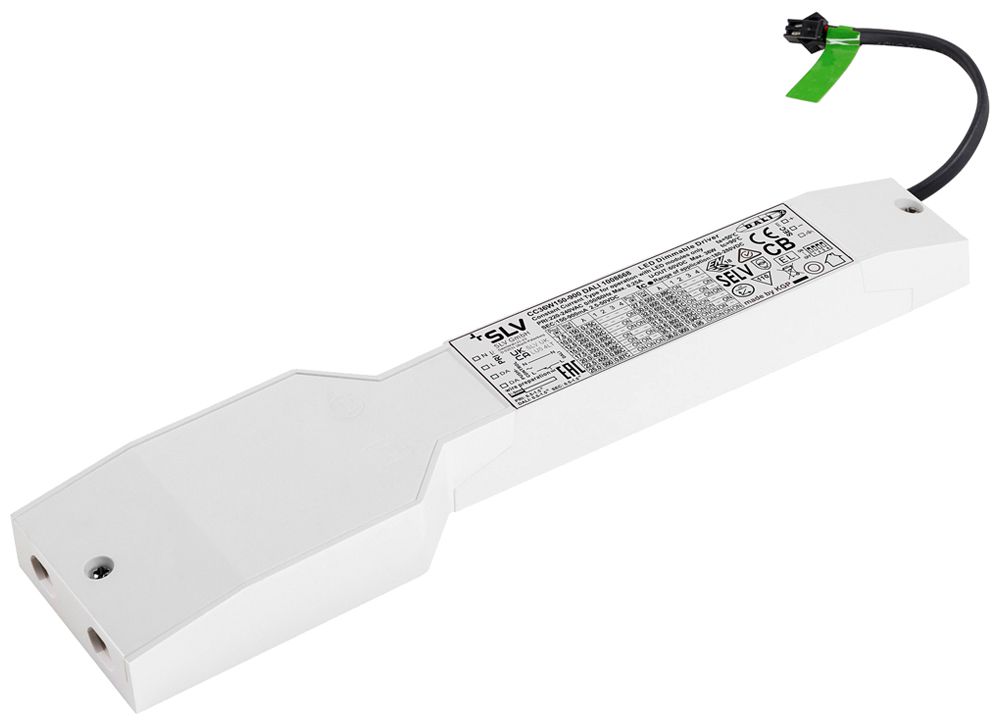 Alimentation LED SLV NUMINOS 25W 500mA DALI 235×30×21mm