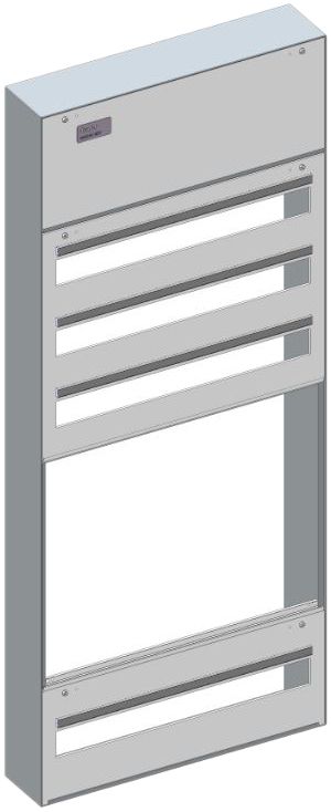 Coffret de distribution AP Hager ABT 2 places compteur 4-rangées 2UM 506×1219mm