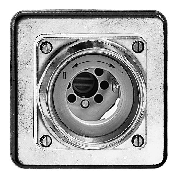 Contact pivot. ENC hum.0<-->1 Al, pour serrure de sûr, sans cyl