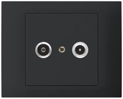 Prise d'antenne INC kallysto R-TV montage T boîte INC G3 23dB 2GHz noir