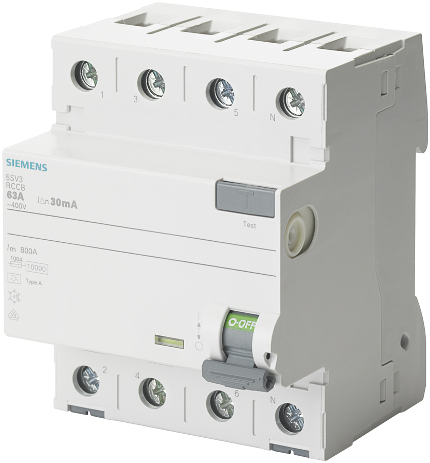 Interrupteur différentiel Siemens SENTRON 3LN 30mA/40A typeA
