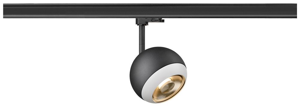 Spot SLV LIGHT EYE 150 GU10 1×13W VAR AD3PH Ø150mm noir