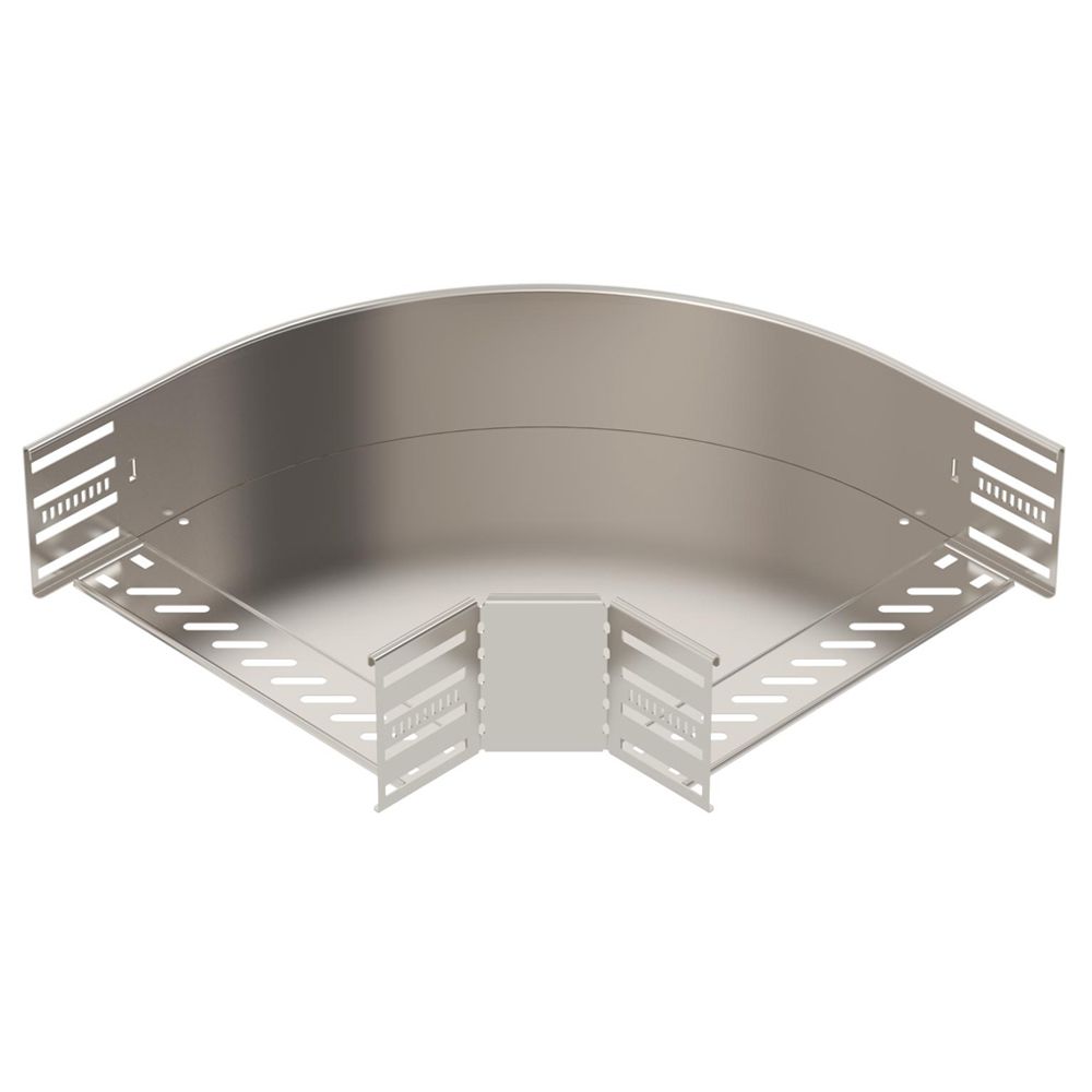 Coude BET RB 90° 110×300mm acier fin A2 brut