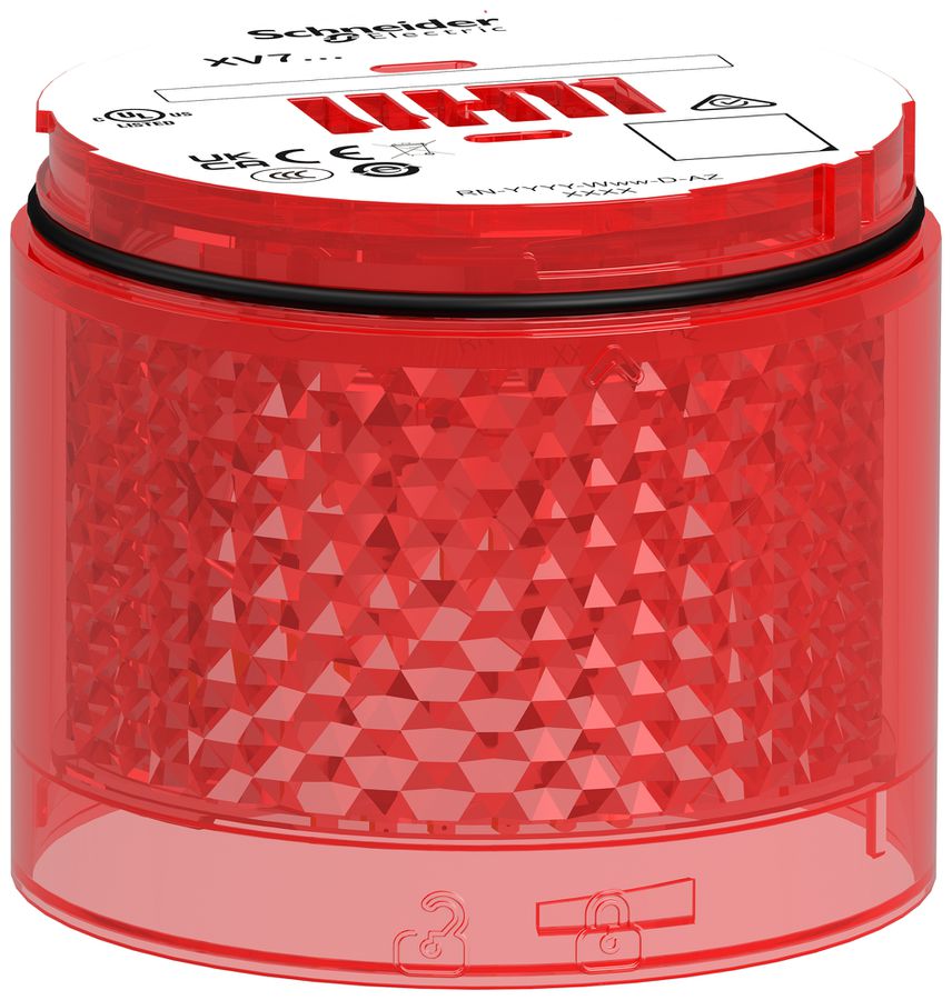 LED-Leuchtelement Harmony 24VAC/DC rot Blitzlicht