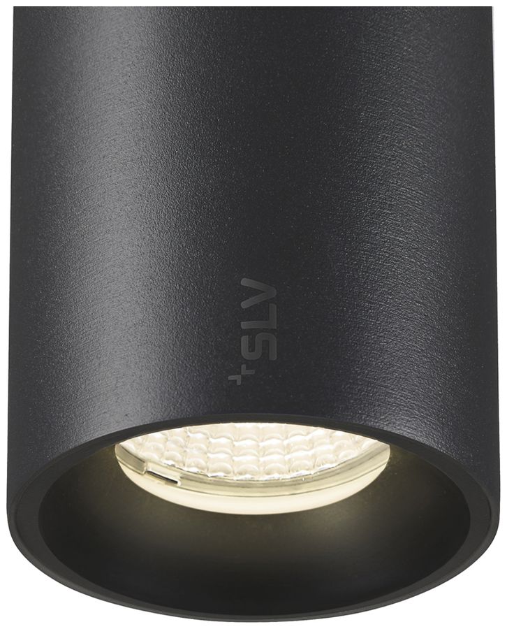 LED-Pendelleuchte SLV NUMINOS S 48V AD 16W 1280lm 940 DALI Ø60 schwarz/schwarz
