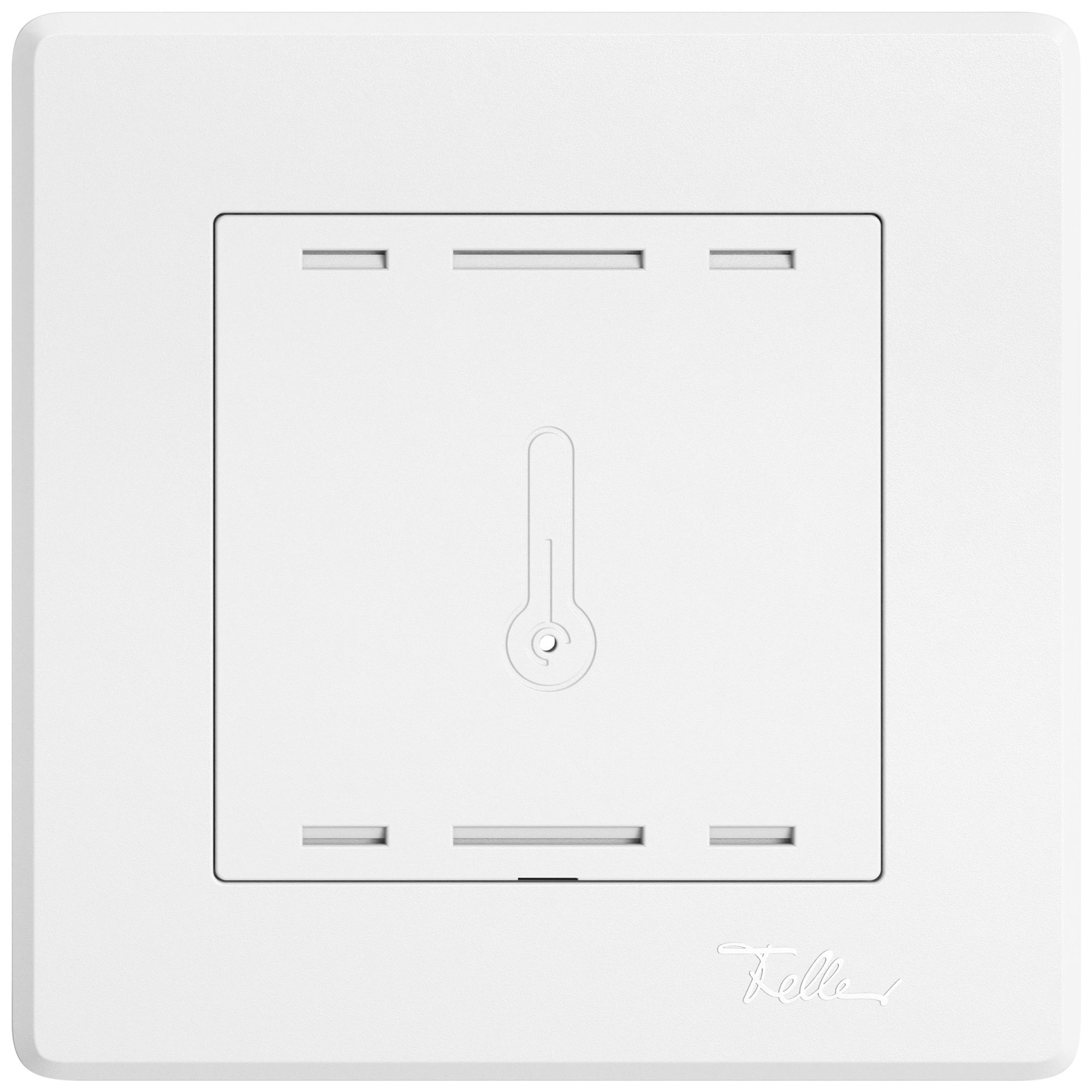 UP-Abdeckset EDIZIO.liv Wiser SNAPFIX® für Raumtemperatursensor 96×96mm ws