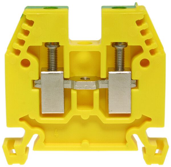 Morsetto di passaggio componibile WZ 2.5…6mm² 41A 1000V vite 2×1 DIN 35mm ve-gi