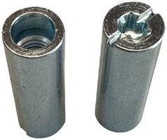 Langmutter eweco rund 24mm M5 Stahl galvanisch/elektrolytisch verzinkt