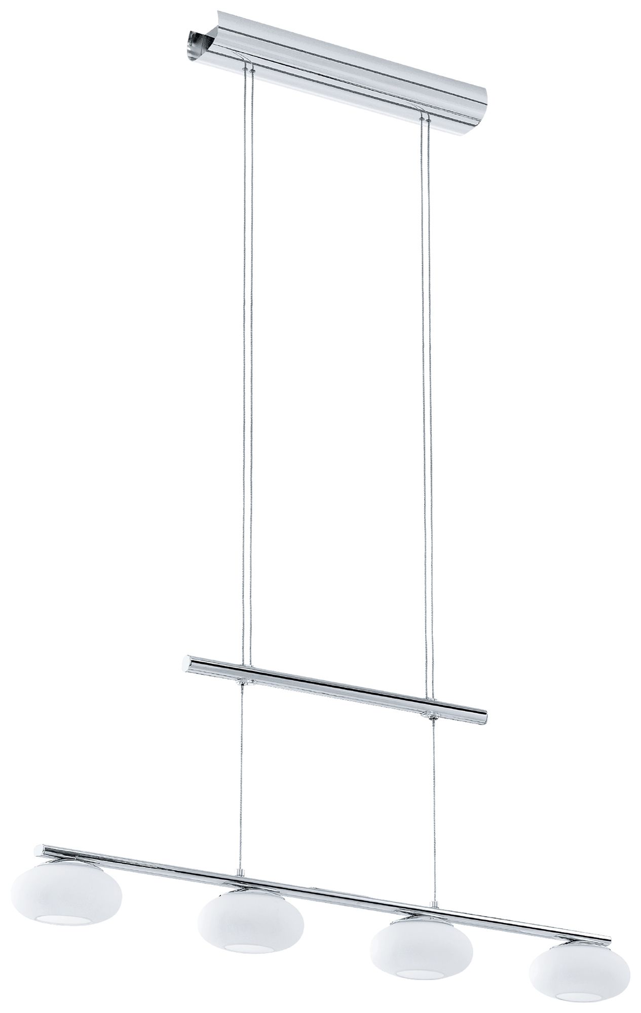 LED-Pendelleuchte Eglo ALEANDRO 1 18W 2000lm 3000K DIM 800mm Chrom