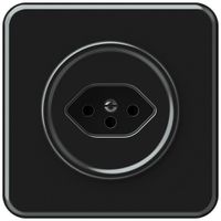 UP-Steckdose origin 1×Typ 13 10A 230V 92×92mm schwarz