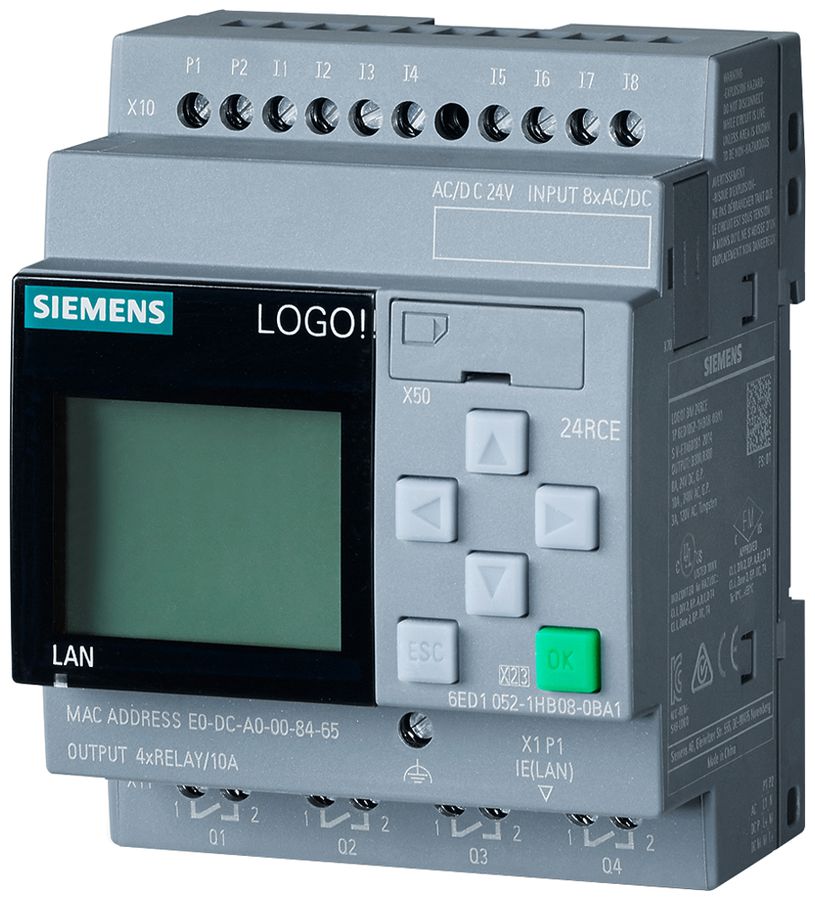 SPS-Logikmodul Siemens LOGO!8.3 24RCE, 8DE/4DA