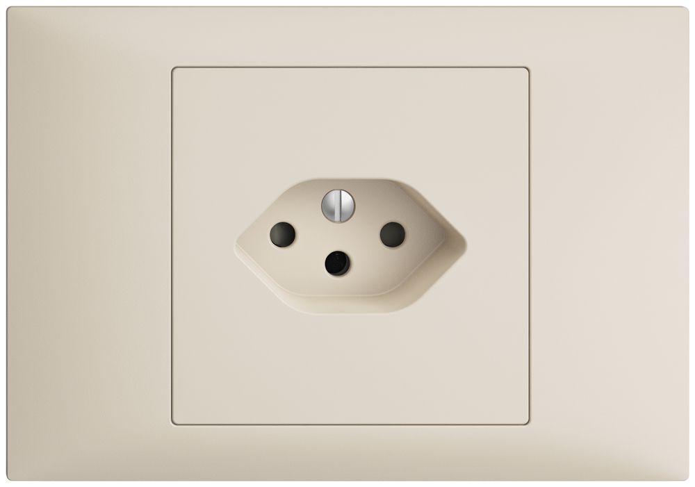 EB-Steckdose EDIZIOdue BKE T13 crema