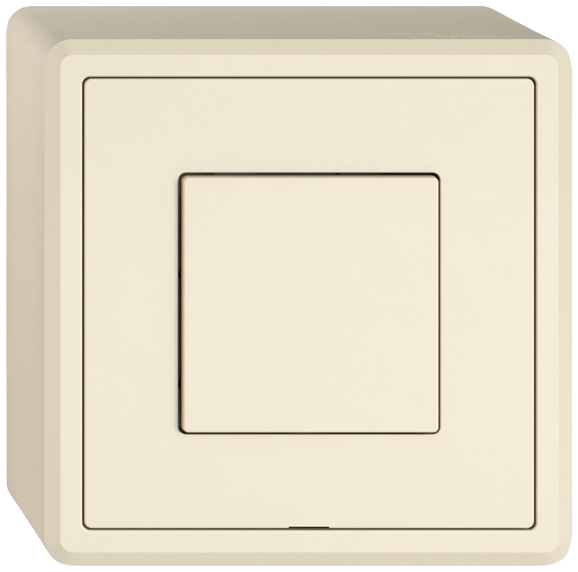 AP-Druckschalter EDIZIO.liv Wiser SNAPFIX® 1 Taste cr