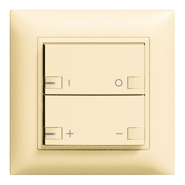 Variateur ENC ZEP 2c/2t stat c/sec.ON-OFF EDIZIOdue vanille